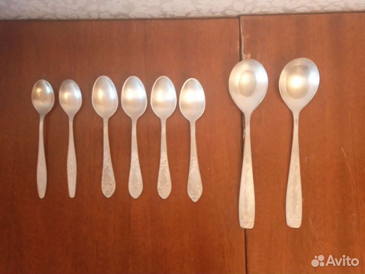 Ложки вилки мельхиор СССР