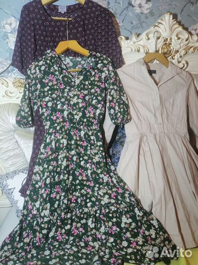 Женские вещи пакетом 42 44, платье, блузы, юбка