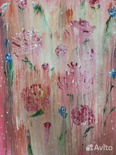 Картина акрилом на холсте