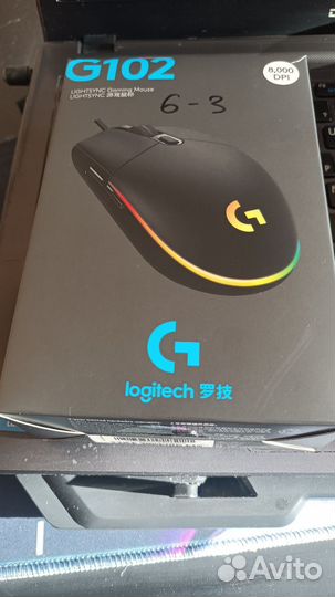Игровая мышь logitech g102