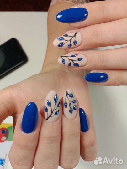 Маникюр наращивание