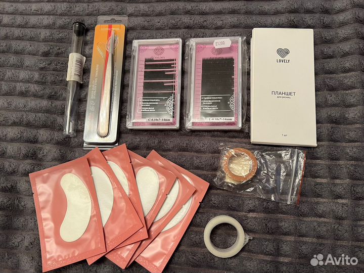 Набор для наращивания ресниц/ для лэшмэйкера