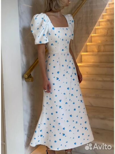 Платье летнее в цветочек 42 s