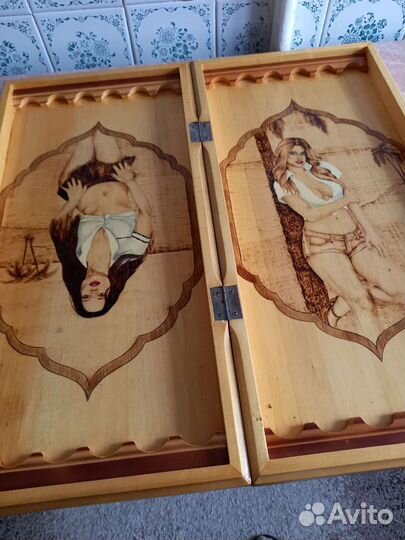 Нарды ручной работы бу