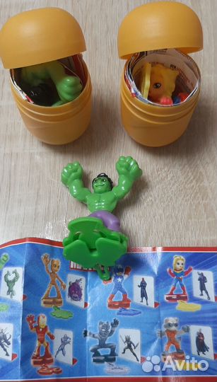 Киндер сюрприз marvel