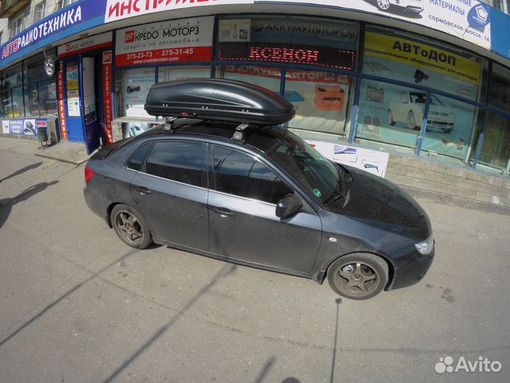 Багажник бокс на крышу Subaru Impreza седан 2008