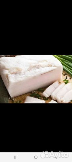 Сало соленое