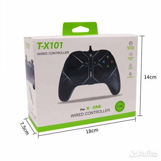 Геймпад Xbox ONE, пк проводной