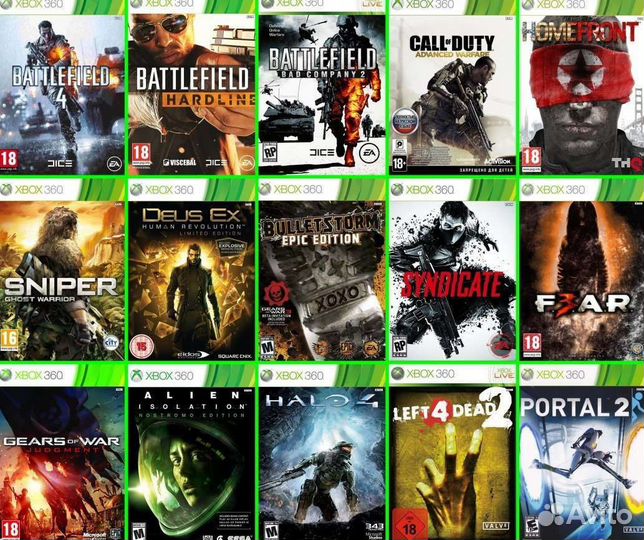 Лицензионные игpы на XBoх 360 и Playstation 3