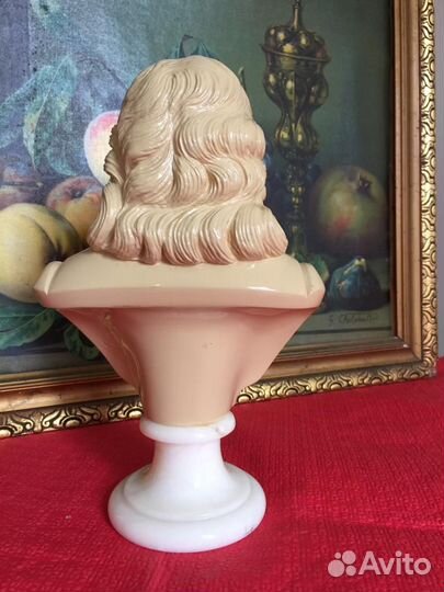 Бюст композитор Бах Подпись A.Gionelli