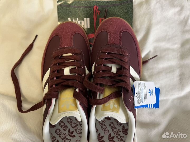 Кеды Adidas Samba OG «Maroon Gold»