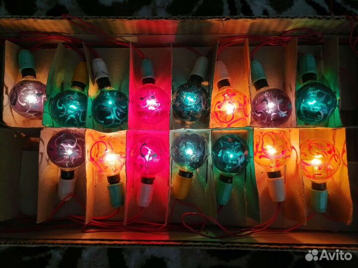 Елочная гирлянда (электрогирлянда) ег-25, СССР