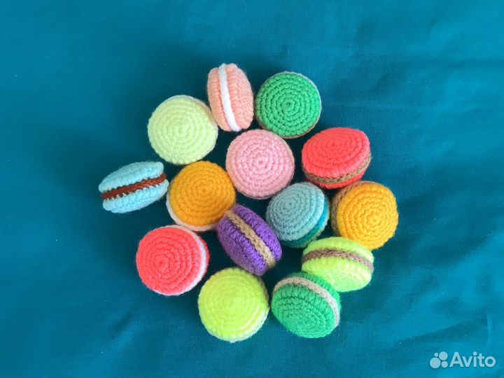 Вязаные развивающие игрушки. Вязаная еда
