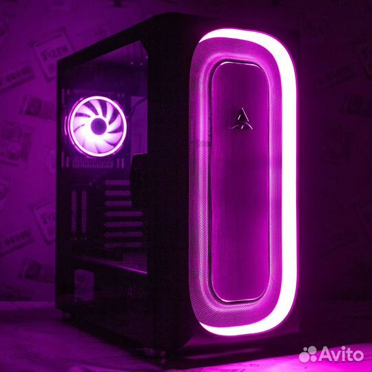 Игровой корпус Alseye Ai Pro Black с подсветкой