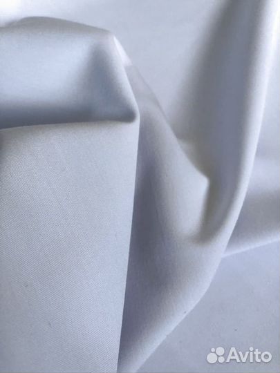 Костюмная ткань поливискоза (белая)