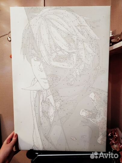 Картина по номерам аниме