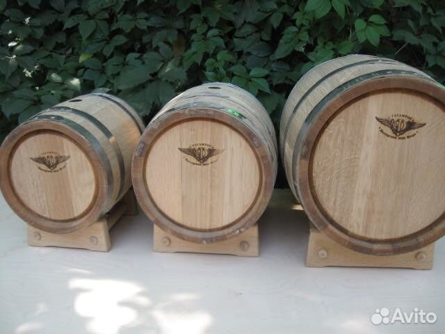 Бочки и бочонки из дуба 15.20.30.50, 100 литров