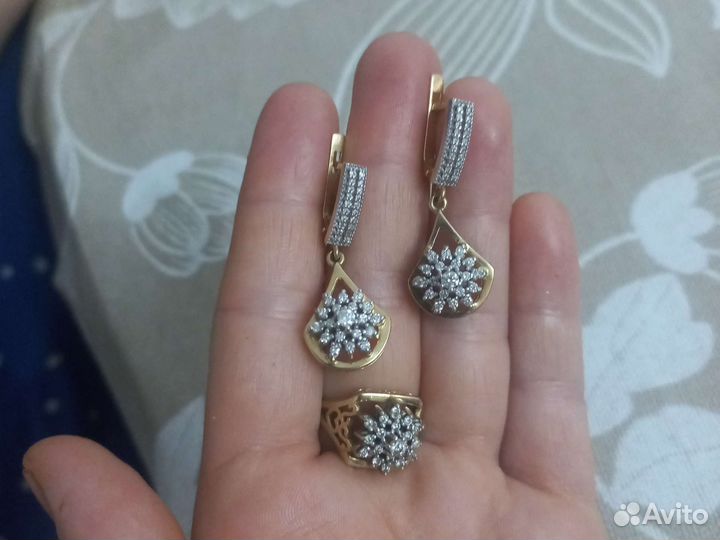 Серьги с бриллиантами