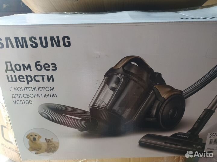 Пылесос с контейнером мощный Samsung SC21K5179H1