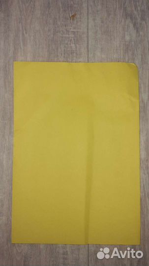 Бумага a4 желтая, для принтера