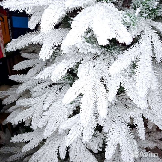 Елка искусственная заснеженная премиум 180 210