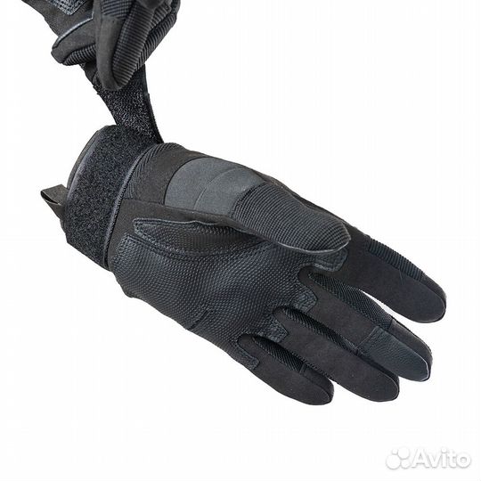 56613 Перчатки тактические со вставкой 3, black