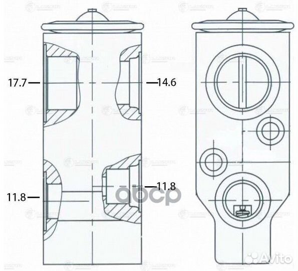 Клапан расширительный кондиционера (трв) ltrv 0