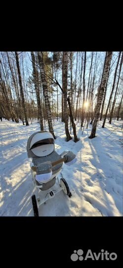 Коляска 3 в 1 Riko Bruno Luxe 02 latte