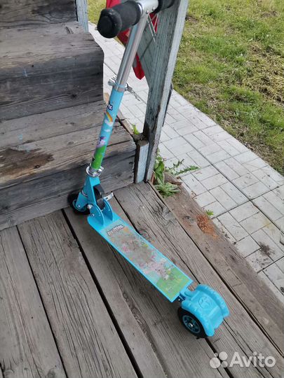 Самокат детский трехколесный бу