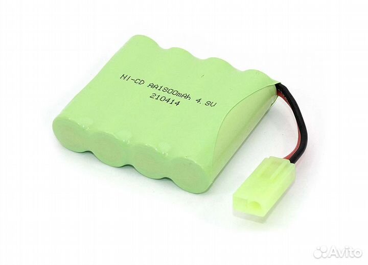 Аккумулятор Ni-Cd 4.8V 1800 mAh AA Flatpack разъем