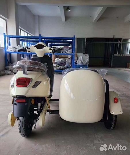 Vespa Электроскутер с люлькой электробайк мопед