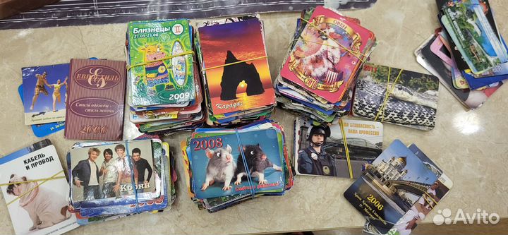 Коллекция календарей 623 шт