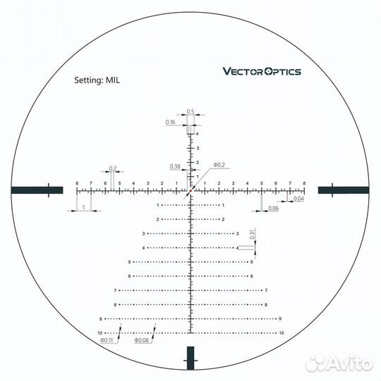 Прицел Vector Optics Continental 5-30x56 FFP
