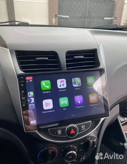 Штатная андроид магнитола Hyundai Solaris 1 2\32