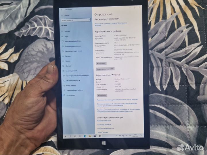 Планшет на windows 10