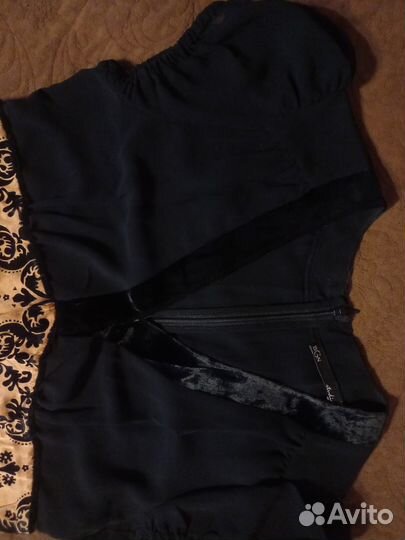 Платье вечернее BGN 42-44р черное + золото