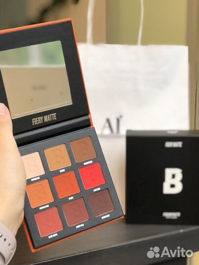 Палитра теней beauty BAY Fiery Matte 9 colour