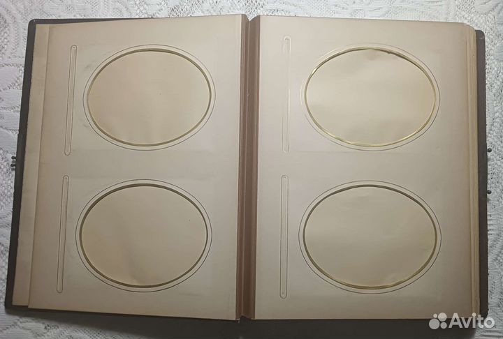 Кожаный альбом для фотографий 19 век