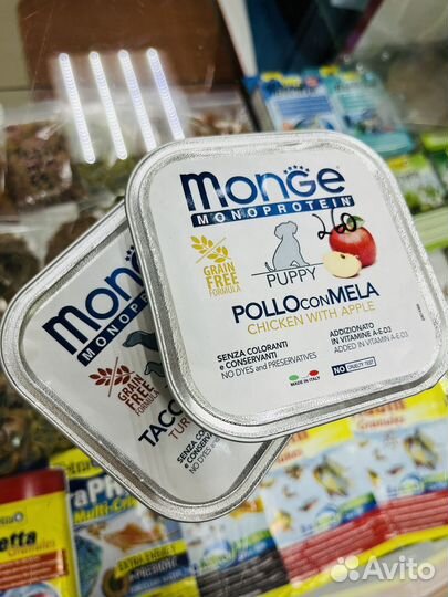 Влажный корм для собак monge