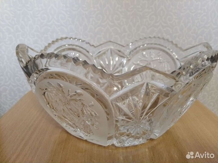 Хрустальный салатник СССР