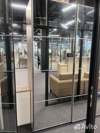 Шкаф купе с зеркалом бу