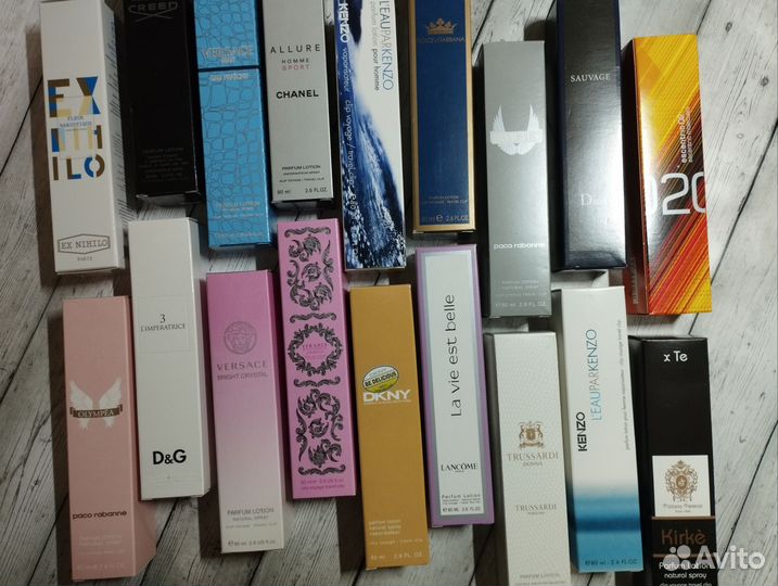 Туалетная вода в ассортименте