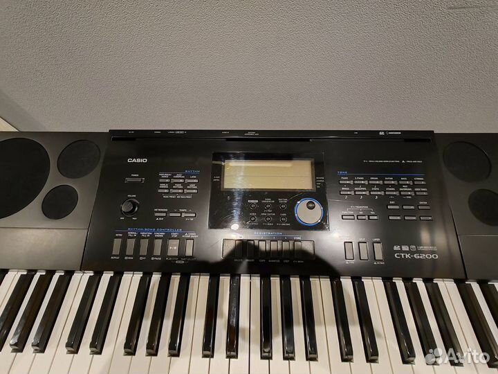 Синтезатор casio ctk 6200 + стойка