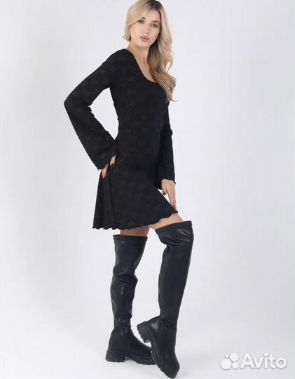 Платье с завязками