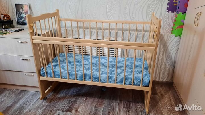 Кровать маятник Мишутка