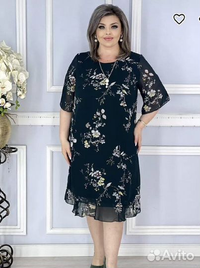 Платье 56р до 66 размер