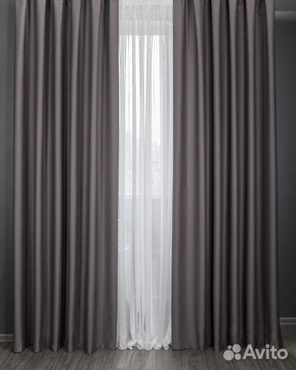 Шторы 100 блэкаут Ноктюрн