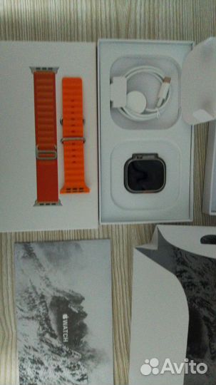 Apple watch ultra 2 49mm orange ocean band