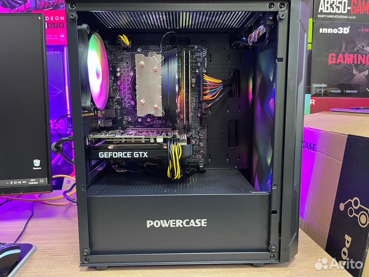 Мощный игровой пк Core i3-10105+GTX1660Super
