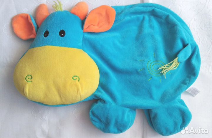 Текстильная кукла и корова(пижамница)